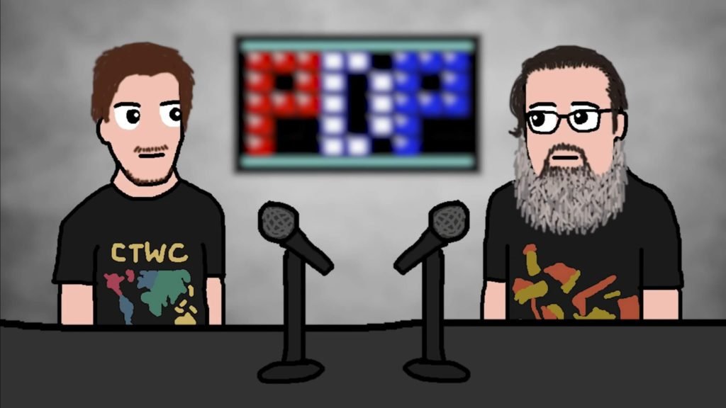 Artist Rendering of Piece Dependency Podcast with SirMaser Interviewing Chris Higgins
