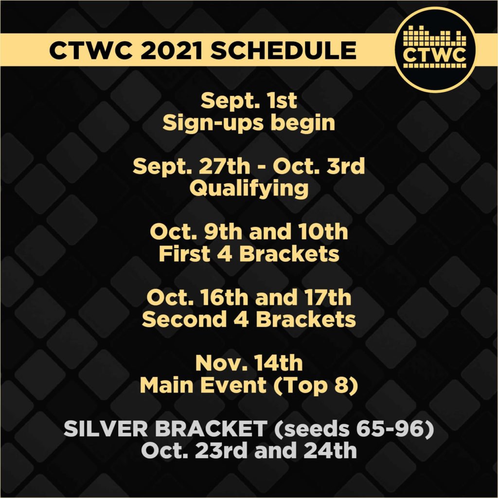 2021 CTWC Schedule