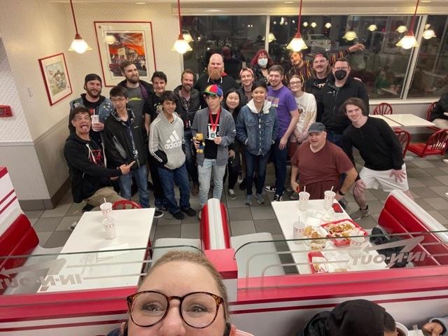Group Photo at In-N-Out