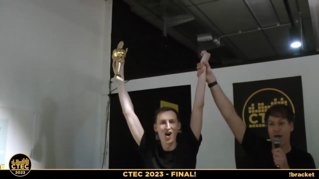 Jesper with the 2023 CTEC Trophy