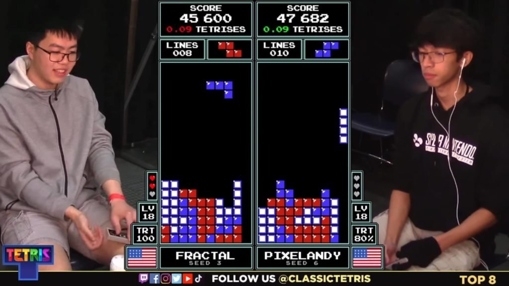 Fractal and PixelAndy are the 2nd & 3rd Players to Beat NES Tetris