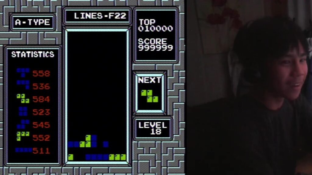 Alex T Beats NES Tetris Back-to-Back