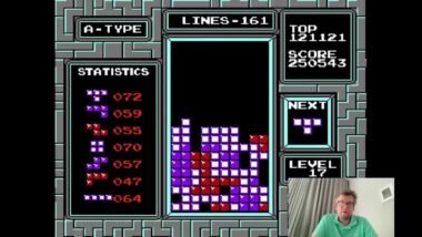 John Green scores 250K points in NES Tetris