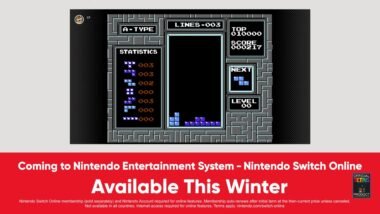 NES Tetris on the Nintendo Switch