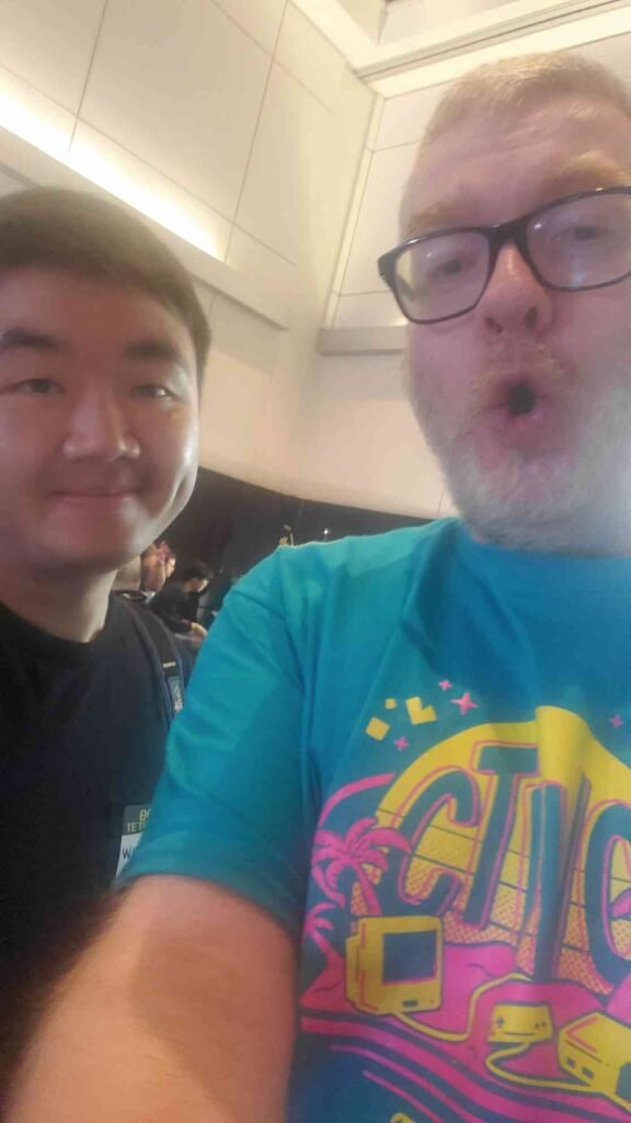 Chris Bidwell's Selfie with Wingfryer