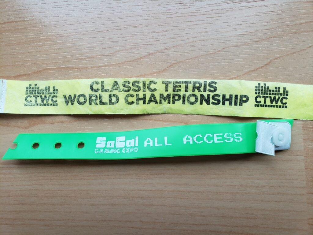 Wristbands for CTWC and Socal Retro Gaming Expo