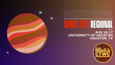 2025 CTWC Space City Regional Poster